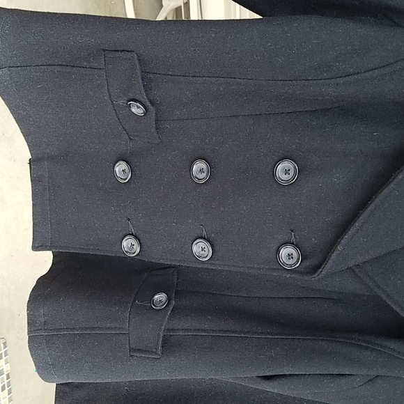 Black Pea coat - Picture 3 of 8